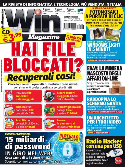 Title details for Win magazine by Sprea S.p.A. - Available